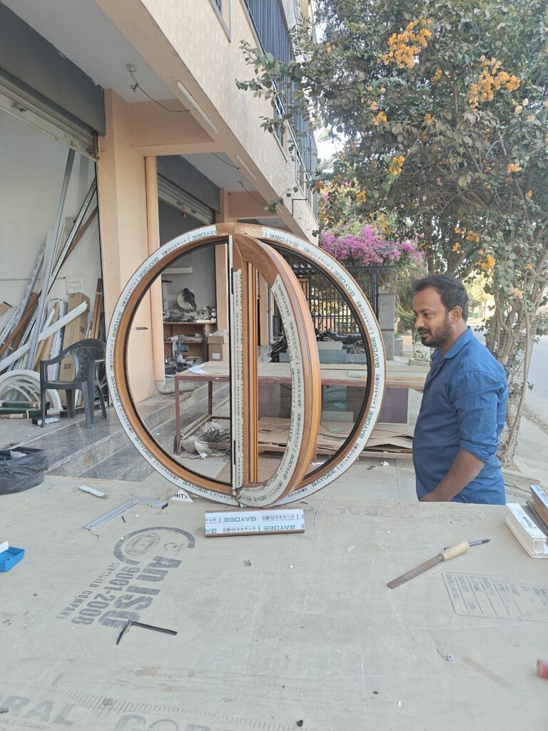 Premium UPVC Round Windows in Bangalore | ASR Enterprises