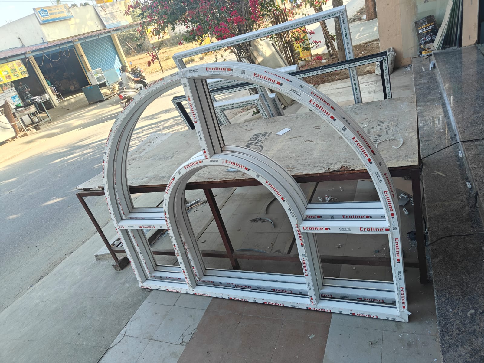 upvc arch windows