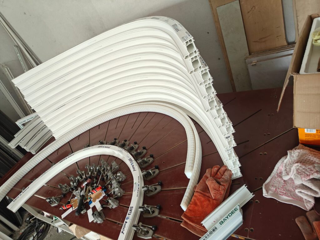 upvc profile bending